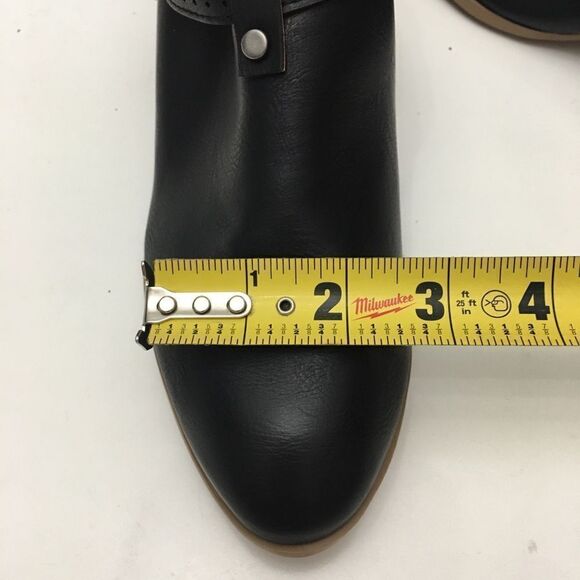 Qupid Black Pointed Toe Cut-out Ankle Booties - Picture 10 of 13